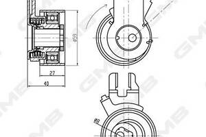 Натяжной ролик ремня ГРМ GTB0330