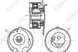 Натяжной ролик ремня ГРМ GTB0360