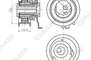 Натяжной ролик ремня ГРМ GTB0710