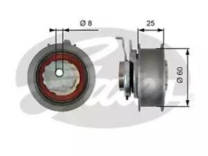 Натяжной ролик ремня ГРМ на A1, A3, A4, A5, Alhambra, Arona, Arteon, Ateca, Beetle, Caddy, Citigo, Fabia, Golf, Ibiza...