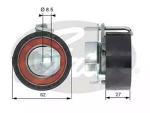 Натяжной ролик ремня ГРМ на B-MAX, C-MAX, C30, Ecosport, Fiesta, Focus, Fusion, KA, Mondeo, S40, V50