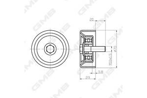 Натяжной ролик ремня ГРМ