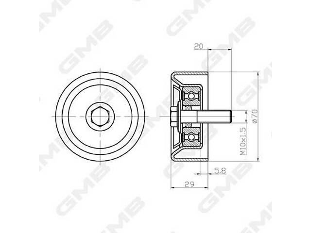 Натяжной ролик ремня ГРМ