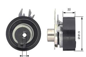 Натяжной ролик VW POLO (6N2) / VW GOLF (1H1) / VW VENTO (1H2) 1989-2010 г.