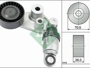 Натяжник ременя генератора SsangYoung Rexton 2.7 Xdi 05- (70x26) INA 534029710 на SSANGYONG KYRON