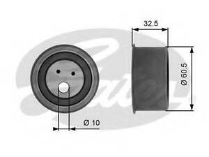 Натяжний ролик газорозподільного механізму GATES T41054 на MITSUBISHI DELICA фургон (P0_W, P1_W, P0_V, P1_V, P_2V, P2_W)