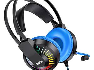 Наушники Hoco W105 Joyful gaming 2,2 м Blue