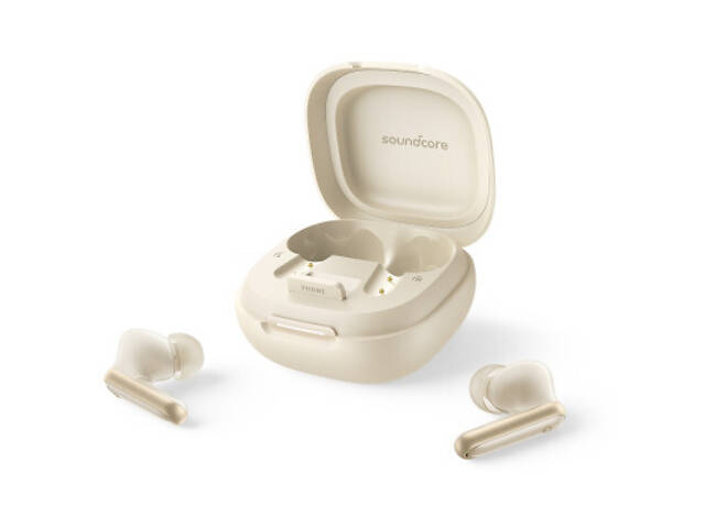 Навушники Anker SoundCore P40i TWS Oat White (A3955G21) - Фото 2