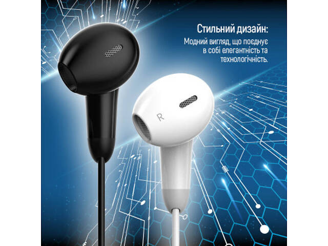 Навушники ColorWay 3.5 mm Wired Earphone Sound Wave White (CW-WD04WT) - Фото 6