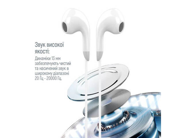 Навушники ColorWay 3.5 mm Wired Earphone Sound Wave White (CW-WD04WT) - Фото 10