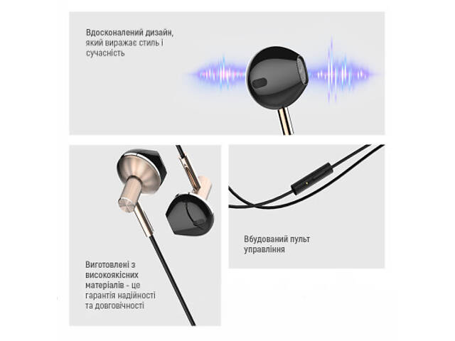 Навушники ColorWay Slim 3.5 mm Wired Earphone Blast 2 Black (CW-WD02BK) - Фото 4