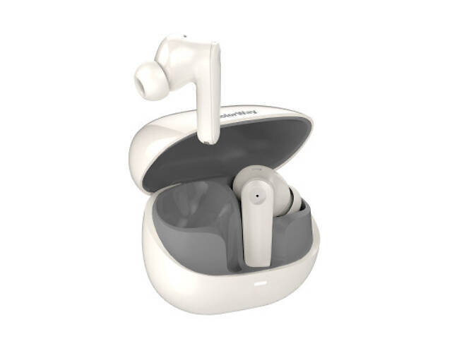 Навушники ColorWay Slim TWS-1 Earbuds Long Life Beige (CW-TWS1BE) - Фото 10