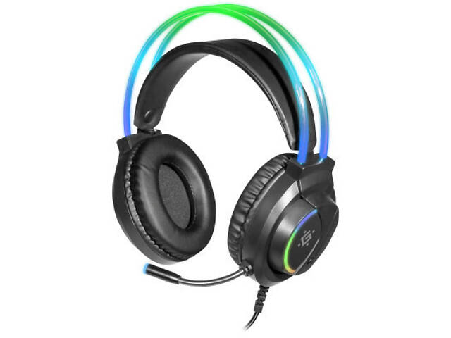 Навушники Defender Flame RGB Black (64555) - Фото 8