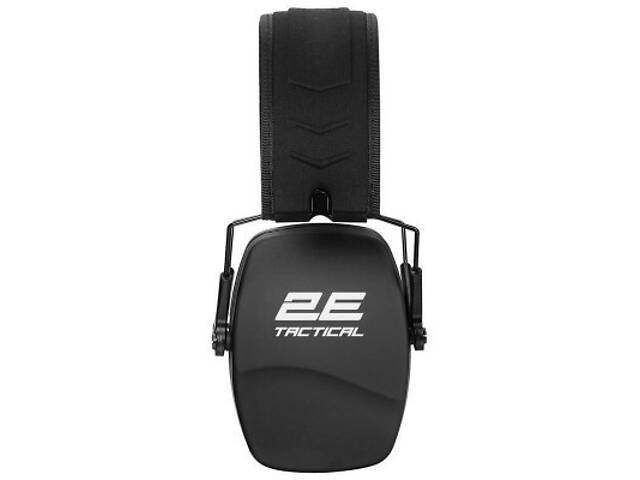 Навушники для стрільби 2E Defence NRR 25 dB пасивні Black (2E-TPE016BK) - Фото 2