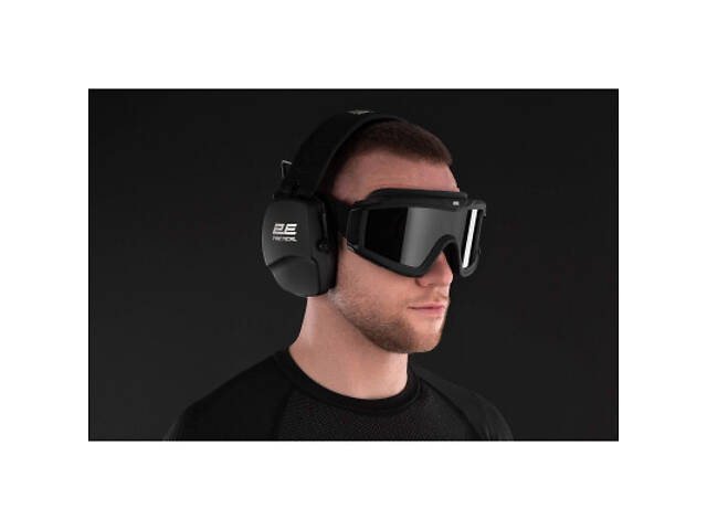 Навушники для стрільби 2E Defence NRR 25 dB пасивні Black (2E-TPE016BK) - Фото 5