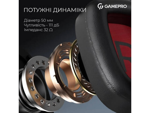 Навушники GamePro Asgard Valkyria RGB Tri-Mod (HSW249B) - Фото 3