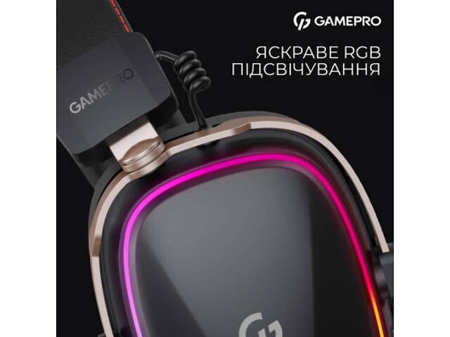 Навушники GamePro Asgard Valkyria RGB Tri-Mod (HSW249B) - Фото 7