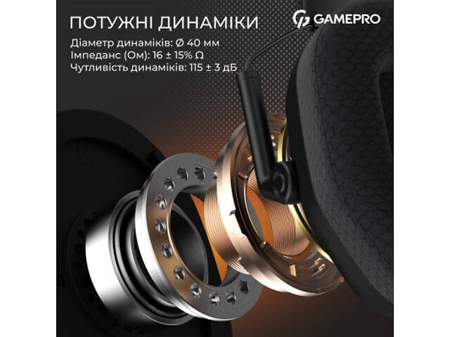Навушники GamePro Genesis Mercury Pro 3-Mode Black (HSW120B) - Фото 4