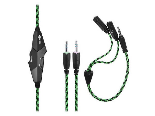 Навушники Gemix X-350 black-green - Фото 4