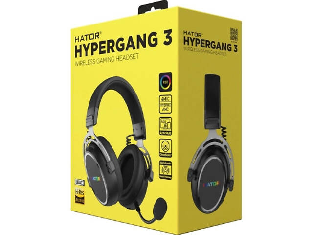 Навушники Hator Hypergang 3 Wireless Black (ESH55) - Фото 8