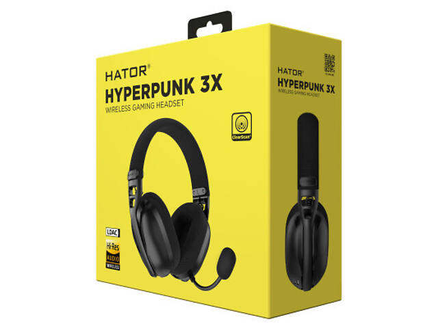 Навушники Hator Hyperpunk 3X Wireless Black (ESH14) - Фото 6