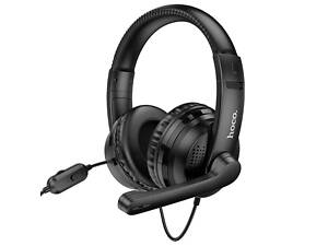 Навушники HOCO W103 Magic tour gaming headphones Black yL.