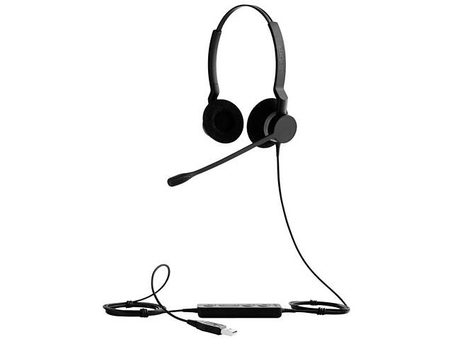 Наушники Jabra BIZ 2300 Duo MS USB (2399-823-109) - Фото 2