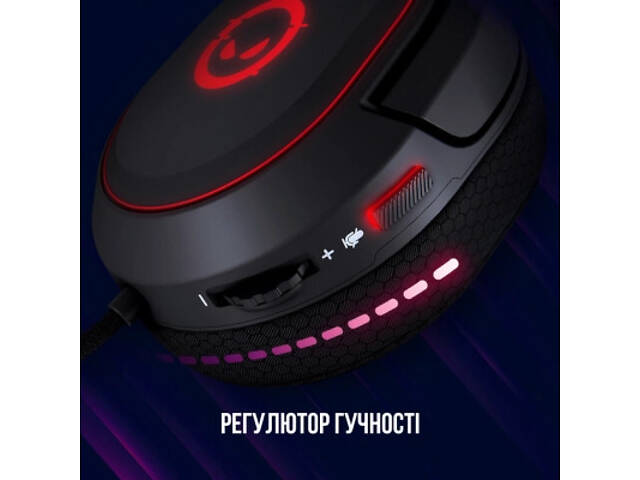 Навушники Lorgar Kaya 460 Gaming RGB USB Black (LRG-GHS460) - Фото 3