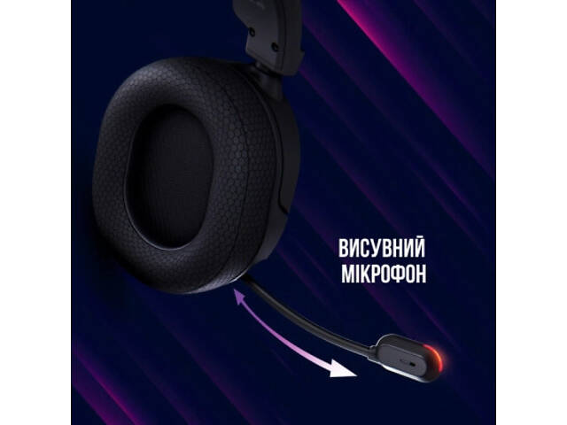 Навушники Lorgar Kaya 460 Gaming RGB USB Black (LRG-GHS460) - Фото 4