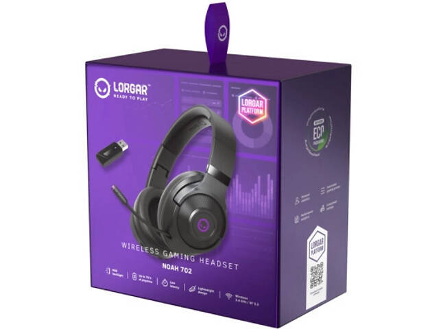 Навушники Lorgar Noah 702 Black (LRG-GHS702) - Фото 3