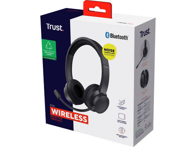 Навушники Trust Ayda Wireless ENC Black (25463) - Фото 2