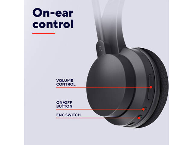 Навушники Trust Ayda Wireless ENC Black (25463) - Фото 6