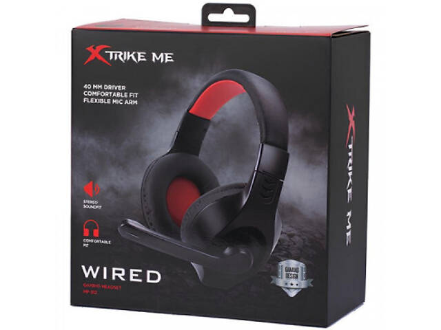 Навушники Xtrike ME HP-312 XBOX/PS/PC Black/Rad (HP-312) - Фото 7