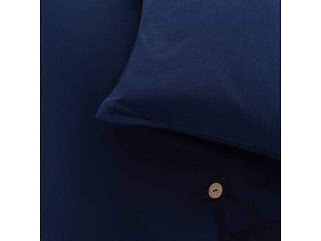 Наволочка Ardesto Mix&Match 50х70 100% бавовна, сатин синій (ART5070PCN) - Фото 3