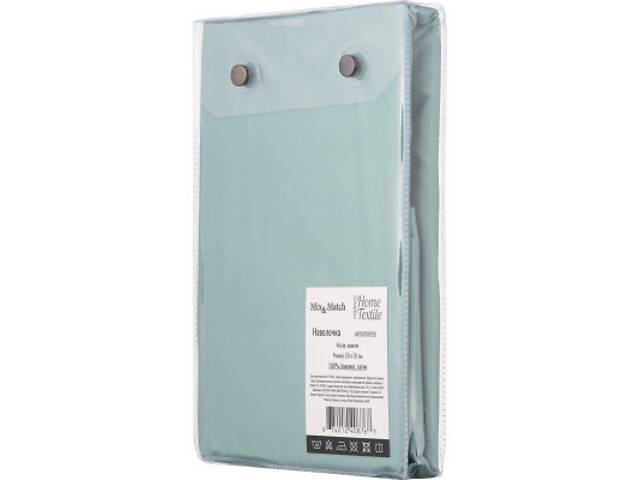 Наволочка Ardesto Mix&Match 50х70см сатин, шавлія (ART5070PCG) - Фото 9