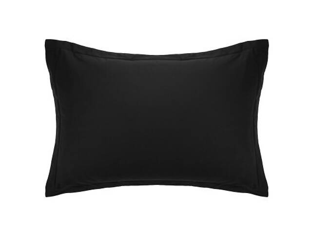 Наволочка Ardesto Mix&Match Premium 50х70+5см 100% бавовна, чорний сатин (ART5070PCL) - Фото 1