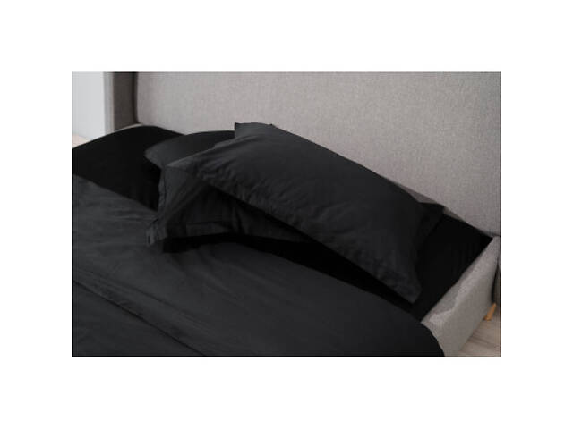 Наволочка Ardesto Mix&Match Premium 50х70+5см 100% бавовна, чорний сатин (ART5070PCL) - Фото 10
