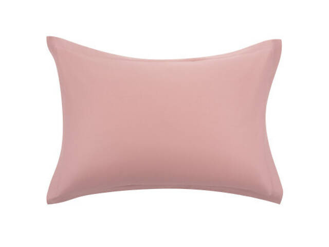 Наволочка Ardesto Mix&Match Premium 50х70+5см 100% бавовна, сатин рожевий світлий (ART5070PCU) - Фото 1