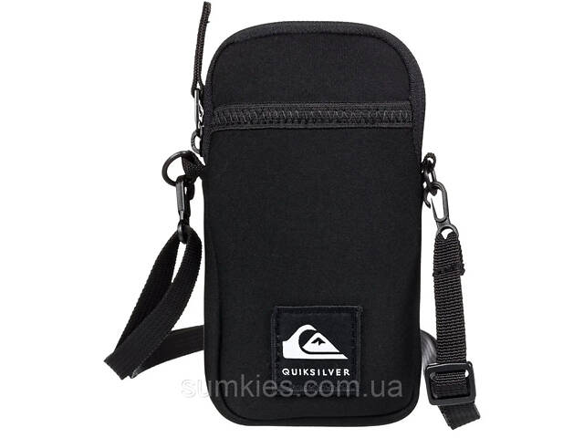 Невелика чоловіча сумка, чохол Quiksilver New Black Dies чорна - Фото 1