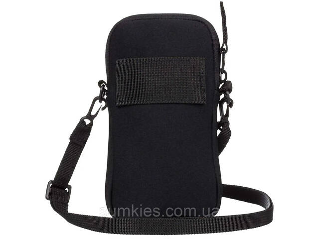 Невелика чоловіча сумка, чохол Quiksilver New Black Dies чорна - Фото 3