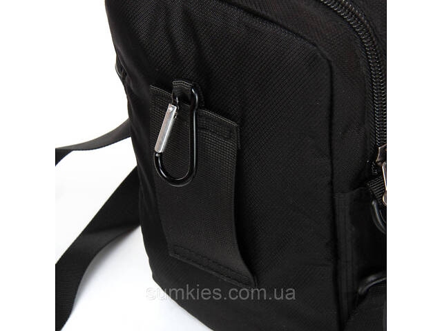 Невелика чоловіча сумка через плече Lanpad чорна - Фото 7