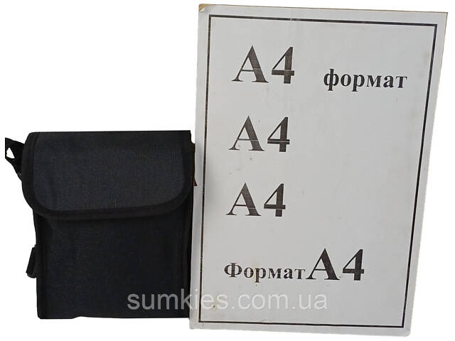 Невелика сумка з ремінцем на плече Live in style чорна - Фото 8