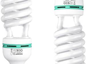 Neewer® 85 Вт, 220 В, 5500 К, трифосфорна спіральна КЛЛ, збалансована лампочка денного світла з цоколем