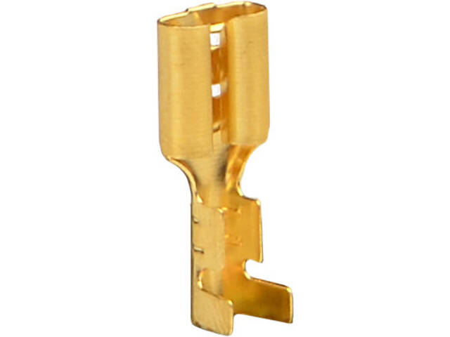Неізольований наконечник 1-1,5 кв.мм 7x0,4 мм плаский (розетка) (100шт) [A0060170016] DJ621-6,3 АСКО - Фото 1