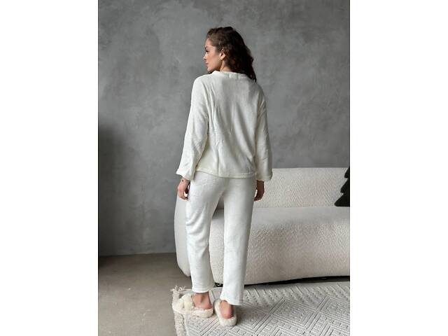 Ніжна піжамка з милим принтом DO3906 - Фото 6