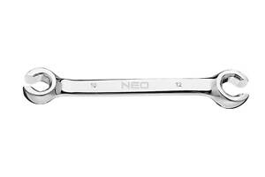 NEO 09-145 Ключ накидной разрезной (10x12mm) (L=140mm)