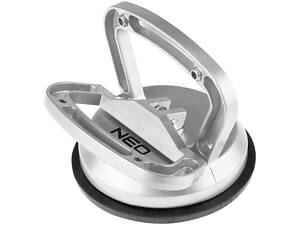 Neo Tools Присоска вакуумная, для стекла, одинарная, алюминиевый корпус, диаметр 120 мм, 50 кг
