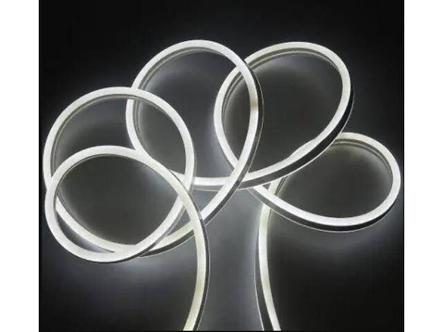 Неонова стрічка для авто Neon LED Strip 0719 12V-220V 5 м, біла - Фото 1