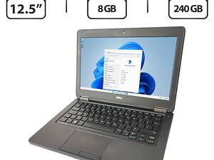 Нетбук Б-класс Dell Latitude E5250/ 12.5' (1366x768)/ i5-5300U/ 8GB RAM/ 240GB SSD/ HD 5500