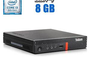 Неттоп Lenovo ThinkCentre M720q Tiny USFF/ i3-8100T/ 8GB RAM/ 240GB SSD/ UHD 630